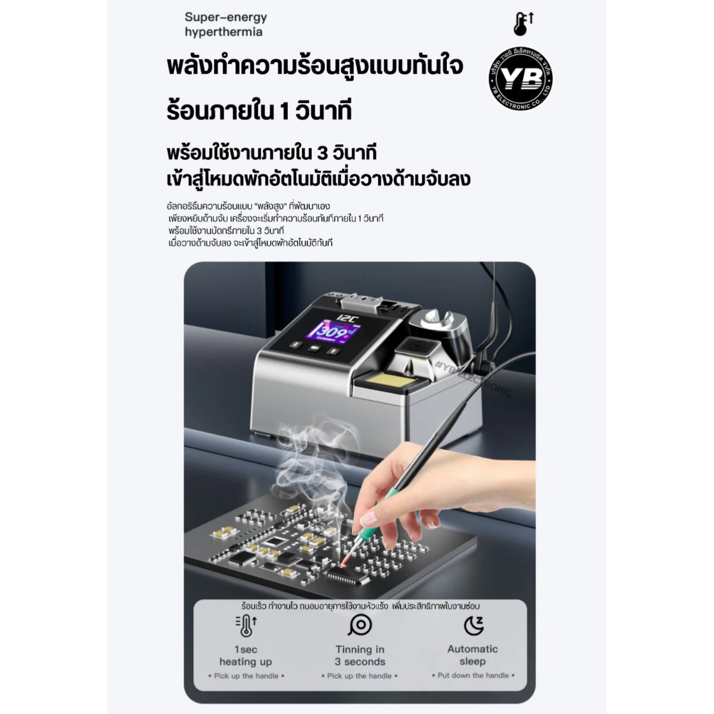 หัวเเร้งบัดกรี I2C 2SDN รองรับปลายหัวแร้งC210 / C245