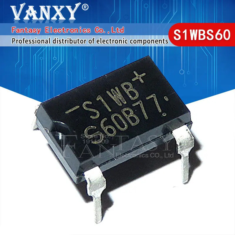 10 S1WBS60 S1WBS40 1A 600V DIP-4 S1WB S1WB60