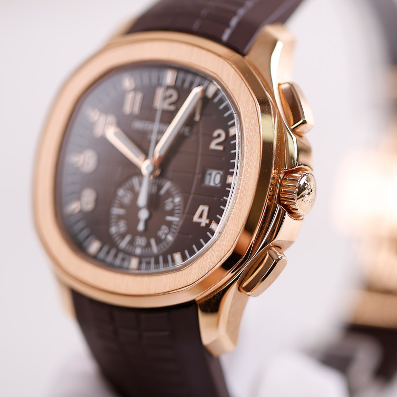 PP.Patekes Philippesee5968R นาฬิกาผู้ชาย Rose Gold Automatic Mechanical นาฬิกาที่มีชื่อเสียงหรูหรา C