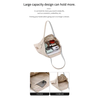 LHL BOUTIQUE กระเป๋าถือ tote bag แฟชั่น กระเป๋าเงา อเนกประสงค์ พับคุชชั่น วันแม่