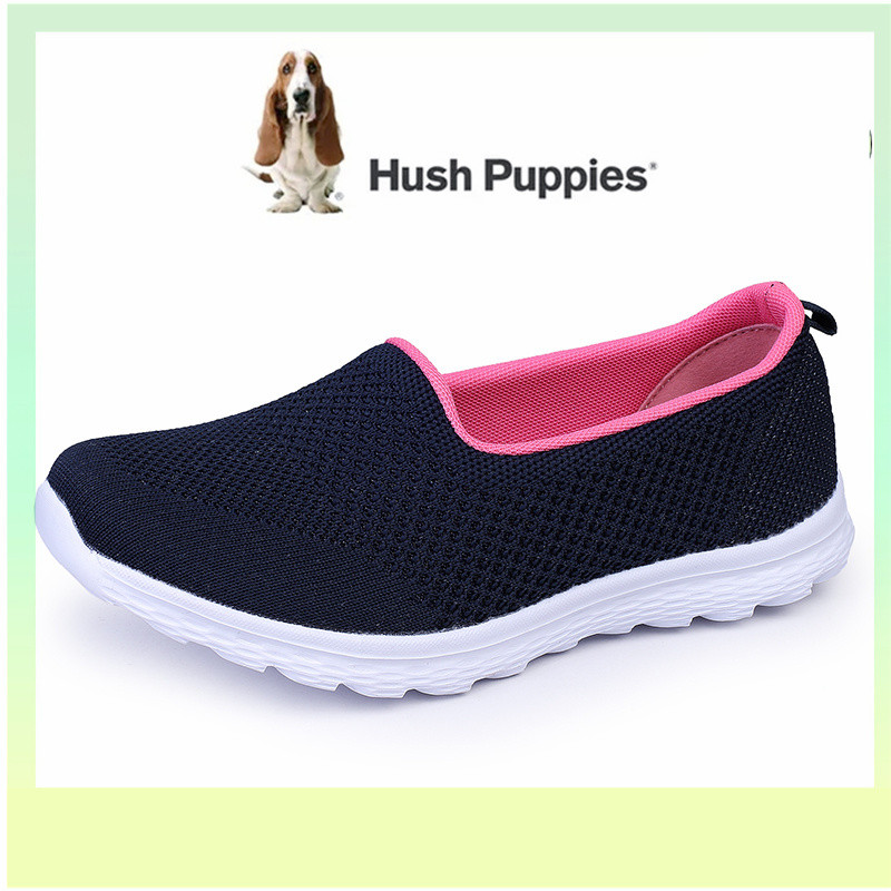 HUSH PUPPIES Hush Puppys รองเท้าผู้หญิงรองเท้าแบนผู้หญิงเกาหลี Hush Puppy รองเท้าผู้หญิงกีฬารองเท้าผ