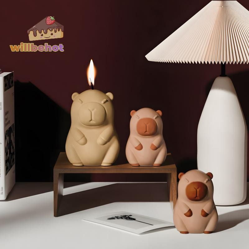 [Willbehot-t] แม่พิมพ์ Capybara 3D Capybara Mousse เค้กแม่พิมพ์ซิลิโคน Capybara แม่พิมพ์สัตว์แม่พิมพ์เทียนสําหรับมูสเค้กไอศกรีมแม่พิมพ์ [ใหม่] - รูปที่ 7
