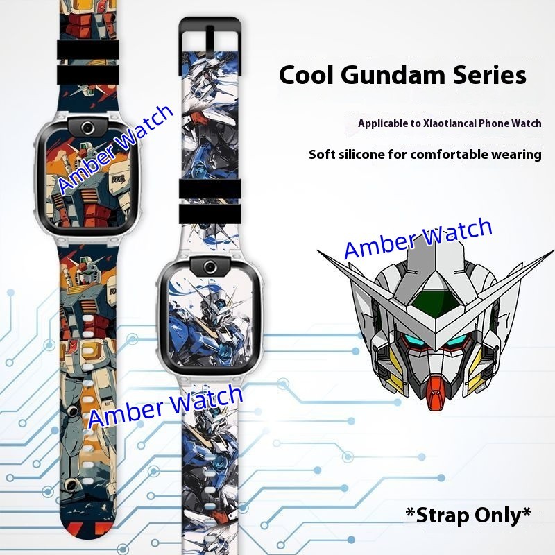 Gundam สําหรับ imoo X10 Z1 Z2 Z5 Z6 Z7 สายแท้ imoo Z7 สายนาฬิกา imoo Z1 สาย imoo Z6 สายซิลิโคน สำหรับ imoo Z7 สายแท้