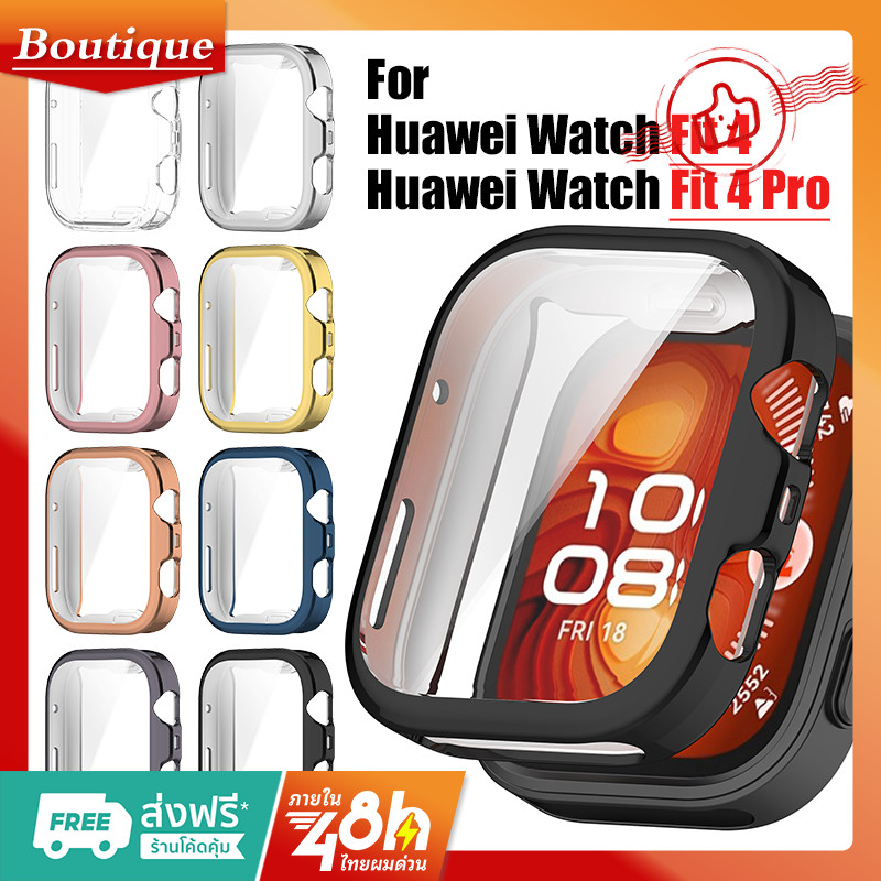 กรณีป้องกัน TPU Huawei Watch Fit 4 กรณี กันชนครอบคลุมเต็มรูปแบบป้องกันหน้าจอกันชน นาฬิกาอัจฉริยะ Huawei Fit 4 Pro