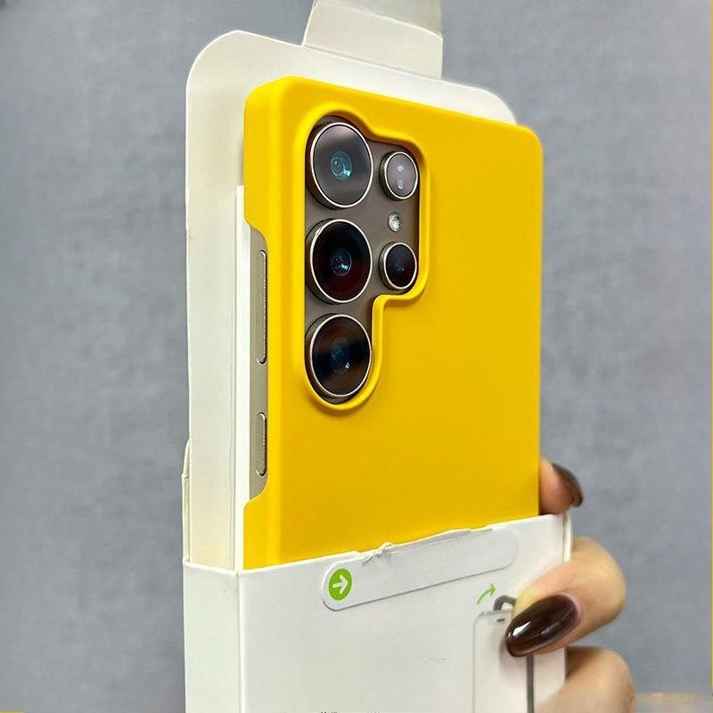 เคสโทรศัพท์แบบด้านบางเฉียบสําหรับ Samsung S22 S23 S24 S25 Ultra ป้องกันลายนิ้วมือ PC ฝาหลังกรณี - รูปที่ 6