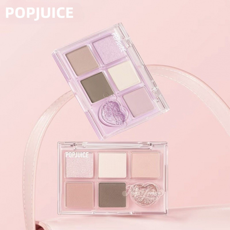POPJUICE อายแชโดว์พาเล็ตหลายสีผงละเอียด
