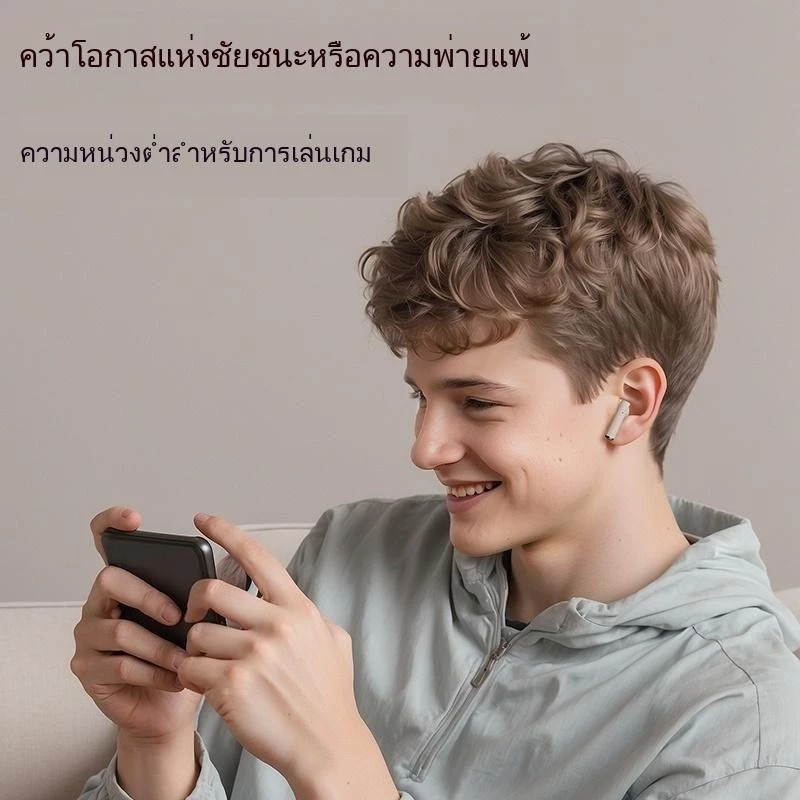 TWS หูฟัง Bluetooth ANC ENC หน้าจอ LED แสดงสถานะ มีไมค์ thumbnail 8