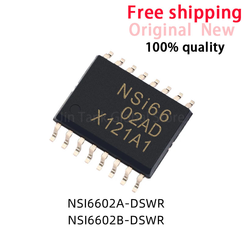 (5-10 ชิ้น) 100% ใหม่ NSI6602A-DSWR NSI6602B-DSWR NSI6602AD NSI6602BD NSI6602 NSI66 sop-16 ชิปเซ็ต