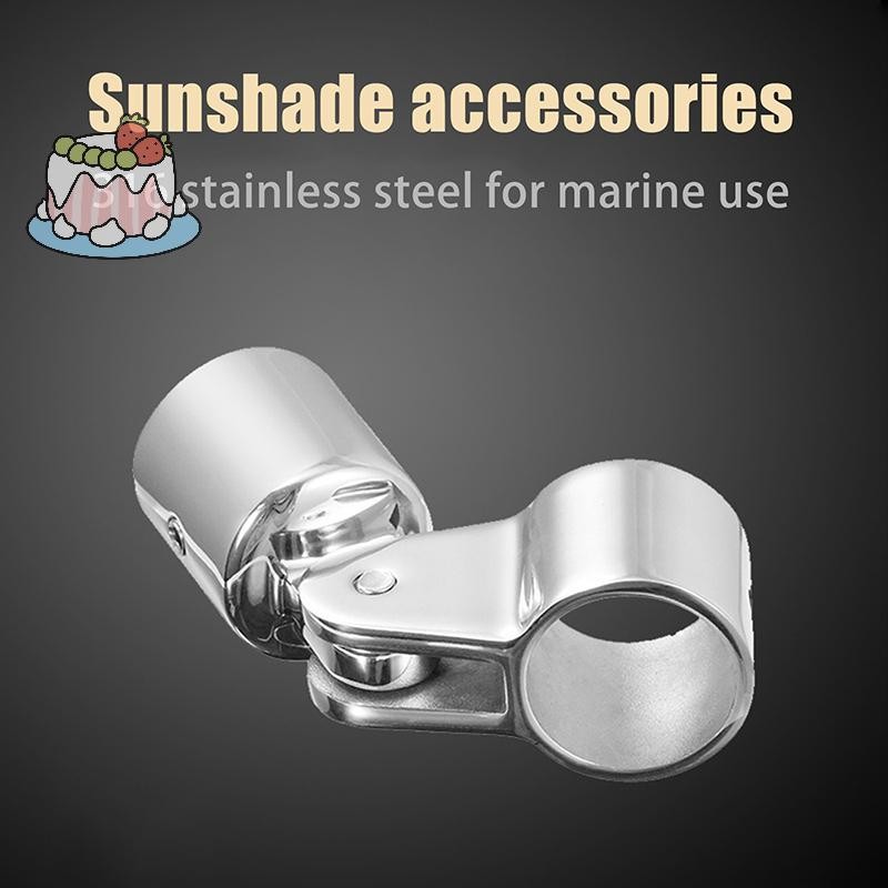 [Sep] 1 PC เรือ Bimini Top Fitting Deck บานพับสไลด์ 19-32 มม.ท่อ Eye End ภายนอก Eye End Canopy Tube 