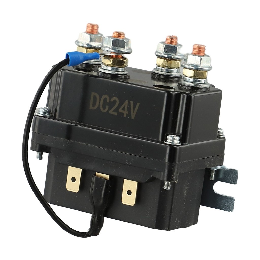 1pcs 24V 250A Winch Magnetic Contactor Relay สําหรับ 9000lb SUV/UTV Winch Control