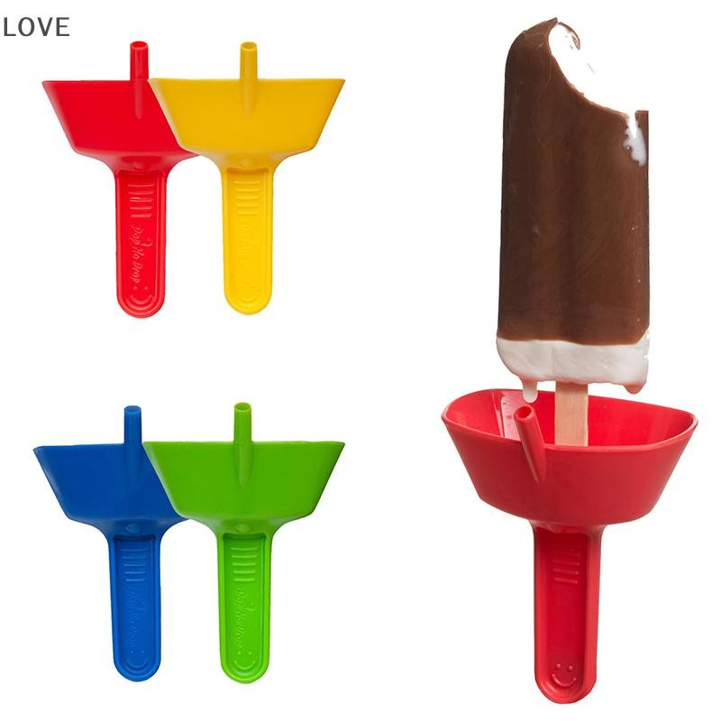 [JJCW] ชั้นวางไอติมแบบหยด ที่วางน้ําแข็งฟรีหยด ชั้นวางรักษาฟรี ที่วางไอติมพร้อมหลอด สําหรับไอศกรีมเด็ก ฤดูร้อน QQW