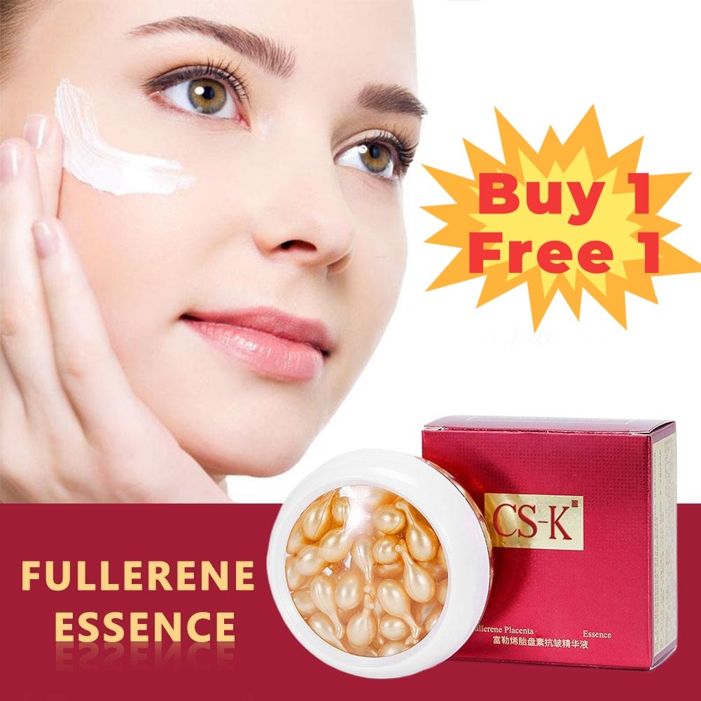 ซื้อ 1 ฟรี 1 Fullerene Essence Moisturizing Rejuvenation Smoothing Collagen Facial Care