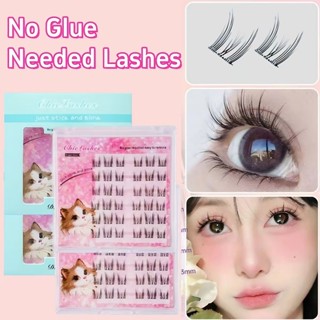 🇹🇭(ร้านไทย)ขนตาปลอมสายเกาหลี ขนตาเบา สีดำธรรมชาติ ติดแล้วตาโ…