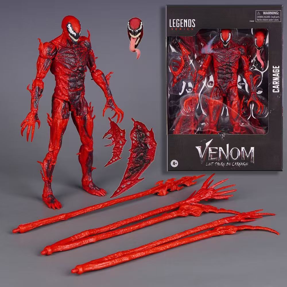 Marvel Venom Let There Be Carnage Action Figure Venom Legends Series SHF Action Figure ตุ๊กตาโมเดลหน