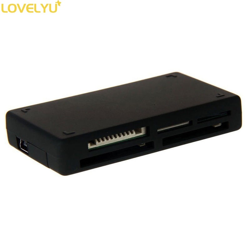 <LOVELYU>USB 2.0 Card Adapter Card Reader สําหรับ SD TF สําหรับ CF XD MS MMC การ์ดหน่วยความจํา Reade