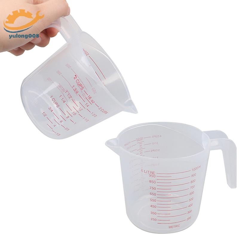 [MR] เหยือกตวงพลาสติกคุณภาพสูง ถ้วยสเกลความจุขนาดใหญ่ 25/500/1000ml TH ราคา ถูกที่สุด ดีลบีเคเค แกลเลอรีภาพที่ 4