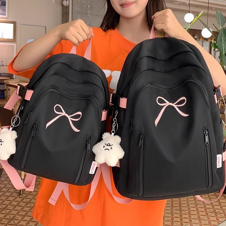 เป้นักเรียน เป้หลายชั้น หลากหลายฟังก์ชัน อัพเกรดใหม่ กันน้ำสำหรับแลปท็อปขนาด 14-16 นิ้ว