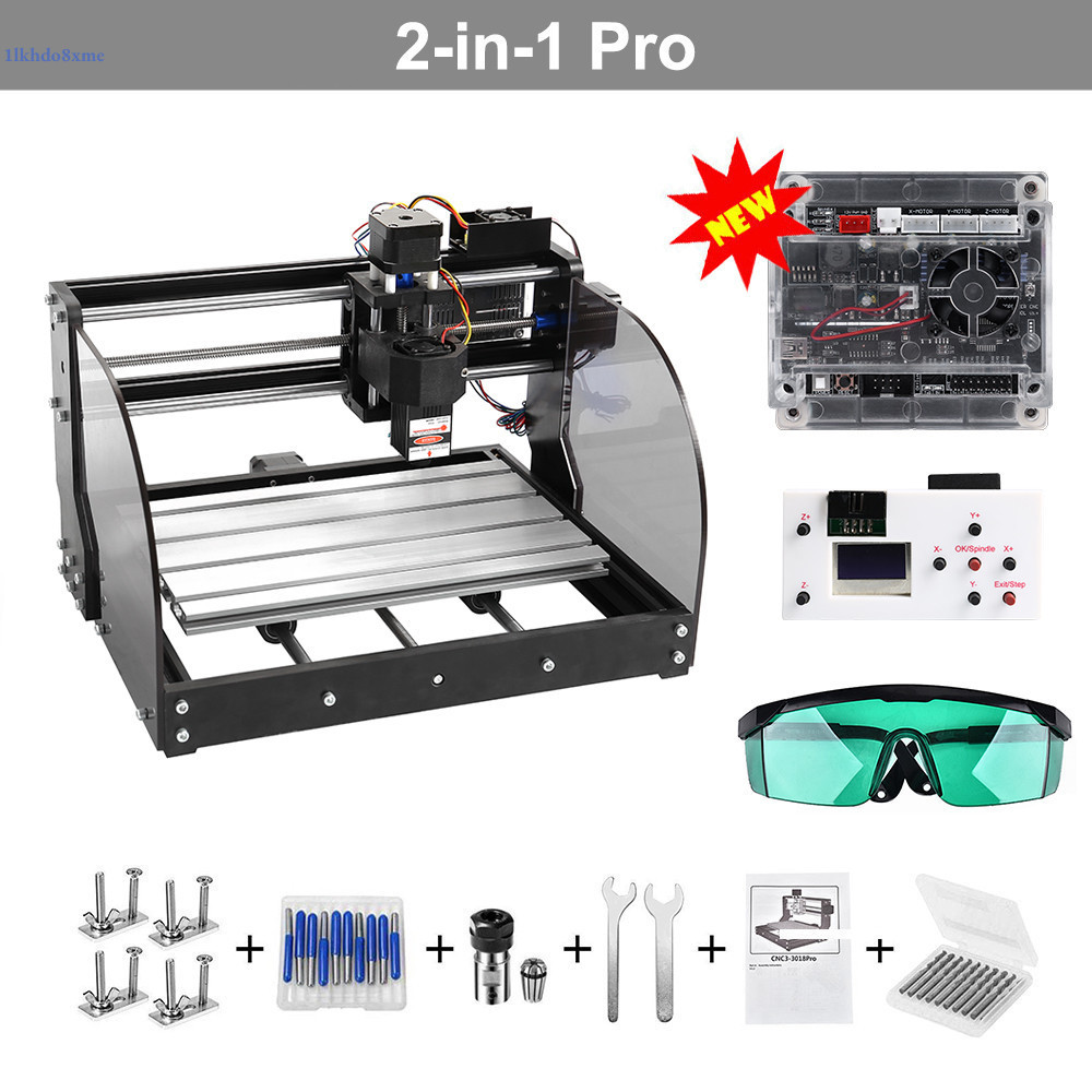 LOCAL 10w Laser Engraver, Upgrade Version CNC 3018 Pro-M Engraving Machine, GRBL Control 3 Axis Pcb 