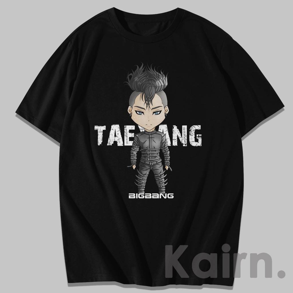 Kairon - เสื้อยืด Taeyang Fanart / เสื้อยืดคอนเสิร์ต Bigbang Taeyang / เสื้อยืด Kpop / แฟนๆ