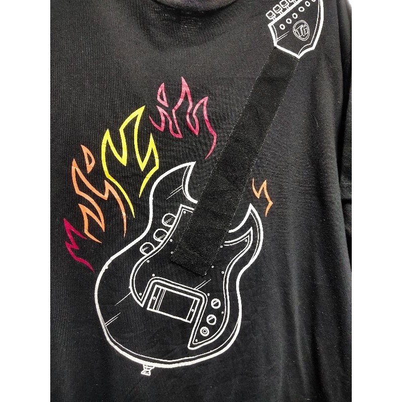 T-Shirt เสื้อกีตาร์ อก49 เสื้อยืดมือ2 แบรนด์ วินเทจ การ์ตูน วง