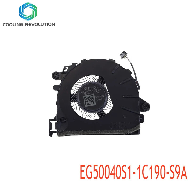พัดลมระบายความร้อน CPU แล็ปท็อป EG50040S1-1C190-S9A DC5V 0.45A 4Pin HSN-I36C HSN-I36C-4 6033B0078501