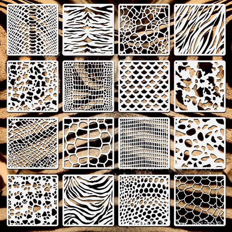 แม่แบบภาพวาดเนื้อผิวสัตว์บัญชีมือพิมพ์โหลแม่แบบสัตว์เลี้ยง