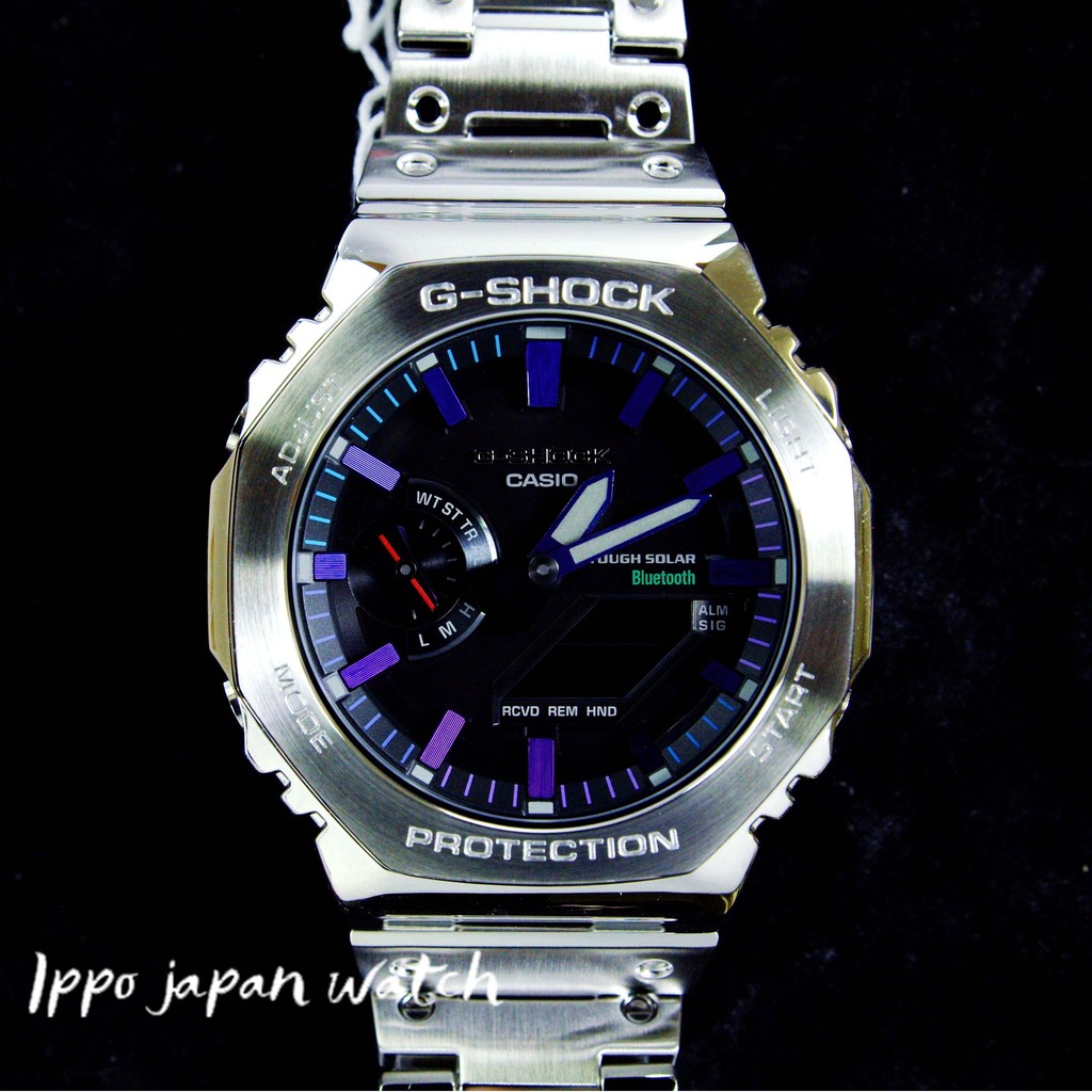 นาฬิกา JDM★Casio GSHock GM-B2100PC-1AJF GM-B2100PC-1A Eco-Drive Mobile Link Function Watch《Y》