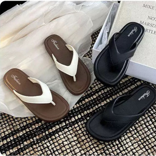 icy.sport รองเท้าแตะหูคีบ ยางPVC พื้นหน้า 2.5ซม สีเรียบ  มี2…