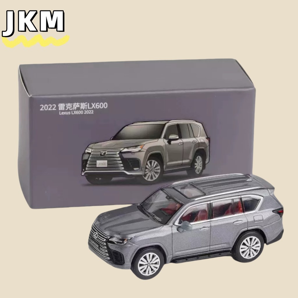 JKM 1:64 Toyota Land Cruiser LC200 Lexus LX570 LX600 รถโมเดล SUV Diecastสําหรับคอลเลกชัน