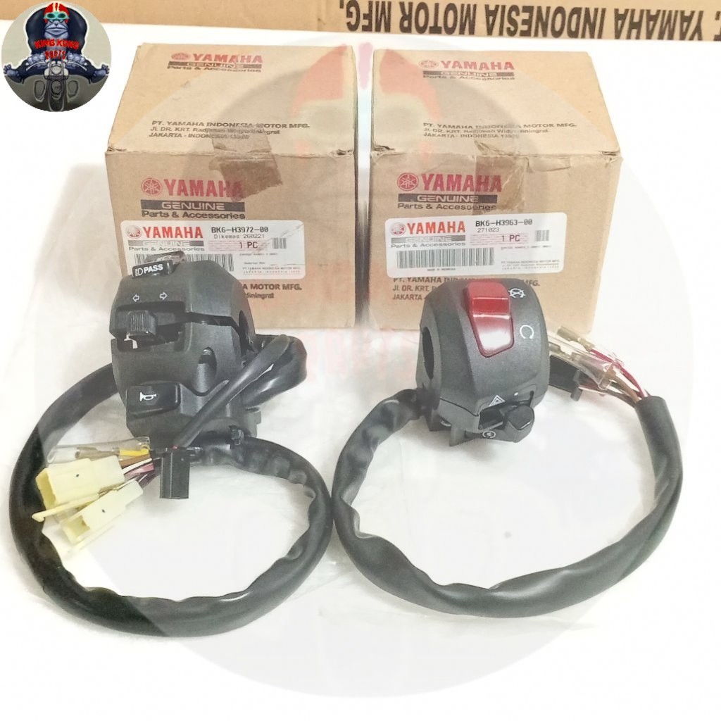 ต้นฉบับขวาและซ้าย HOLDER SWITCH R15 V3 V4 ใหม่ทั้งหมด VIXION R SWITCH HANDLE BK6-H3972-00