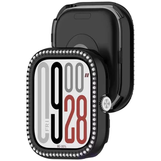 Bling PC Hollow สําหรับ Redmi นาฬิกา 5/5 Active/5 Lite สมาร์ทนาฬิกาเพชรคริสตัลกันชน Protector สําหรับ Redmi Watch4Accessorie