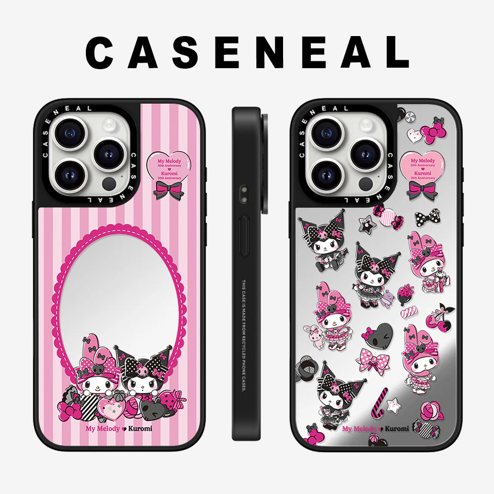 Drop proof CASENEAL เคสโทรศัพท์สําหรับ iPhone 16promax 16pro 16 15Pro 15promax 14promax 13 13promax พิมพ์ด้านข้างเคสแข็งน่ารัก my melody 12 12promax กรณี iPhone 11 กรณีคุณภาพสูง