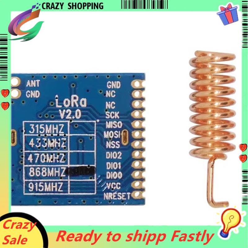LoRa1276 โมดูล Sx1276 ชิปโมดูลไร้สาย LoRa1276 ยาว 4Km LoRa1276-868