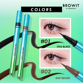 Browit Awake Caffeine Eyeliner อายไลน์เนอร์หัวพู่กันปลายเรียวเล็กเพียง 0.01mm