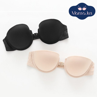 Momo หัวเข็มขัดด้านหน้าเซ็กซี่สายหนังระบายอากาศได้กดขึ้นบราไ…