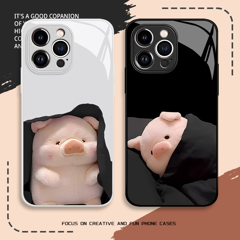 ผ้านวม lulu Pig เคสโทรศัพท์ iQOO13 Piglet 12 น่ารัก vivos20pro สนุก neo10 คู่ 11 แก้ว x200 เหมาะสําห