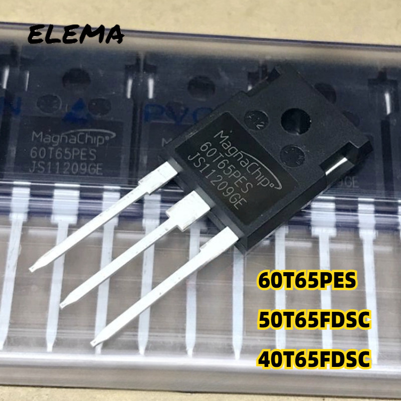 ทรานซิสเตอร์ 60T65PES 50T65FDSC 40T65FDSC IGBT ทรานซิสเตอร์ 650V 100A TO-247 สําหรับเครื่องเชื่อมใหม