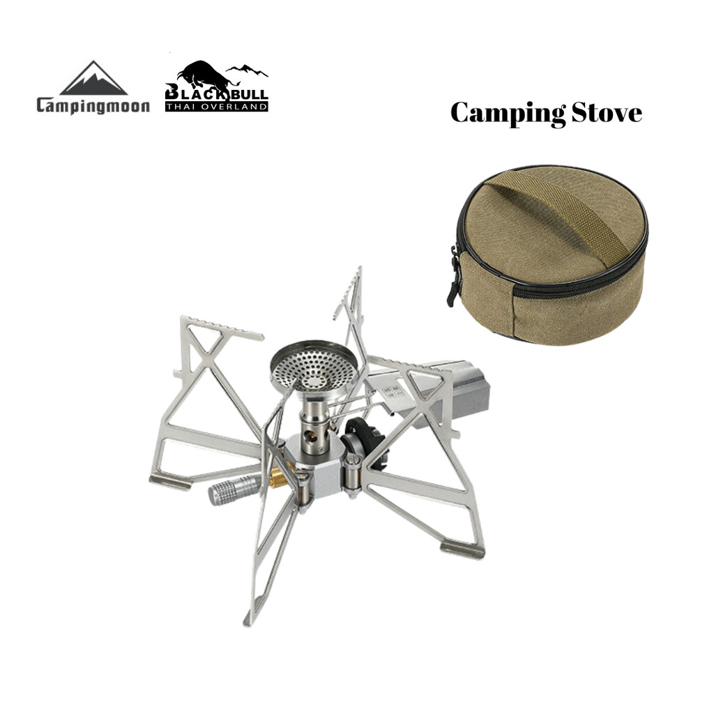 Campingmoon XD-3Fเตาแก๊สเดินป่า เตาแก๊สแมวมุม เตาแก๊สพกพา