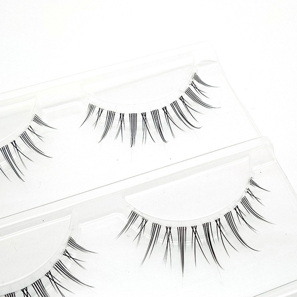 AEBBK ขนตาปลอม 5 คู่ขนตาปลอมแพ็คหนาปริมาณยาว ขนตา หนาปริมาณยาว ขนตา - รูปที่ 2