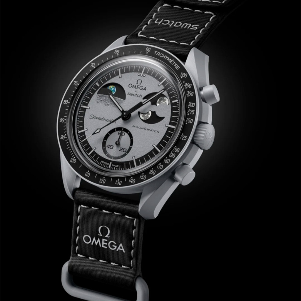 Mission TO EARTHPHASE Mens Watches Movement Plant Full Function Chronograph Luminous นาฬิกาข้อมือ