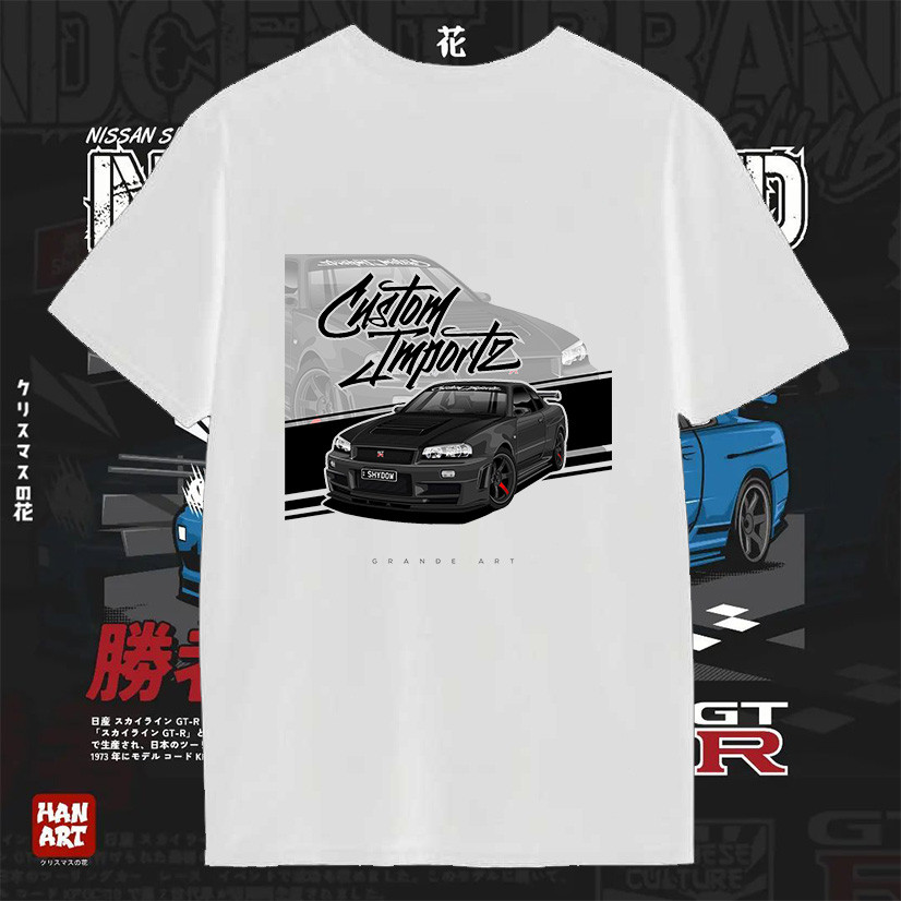 👍ปกติ [พร้อมส่ง]✨ เสื้อยืด Nissan Gran Turismo GTR NISMO Blueprint