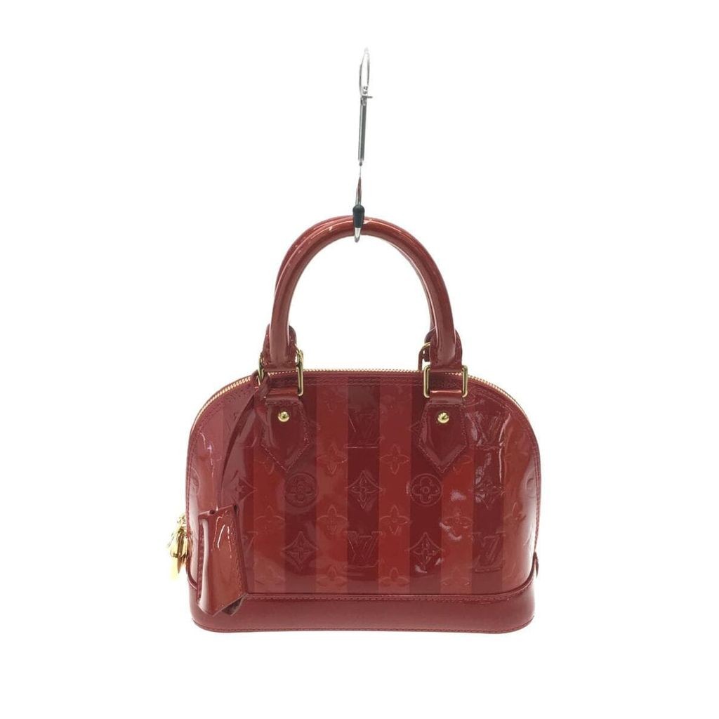 Louis VUITTON Handbag Alma BB_Monogram Verni_RED Enamel RED ส่งตรงจากญี่ปุ่น มือสอง
