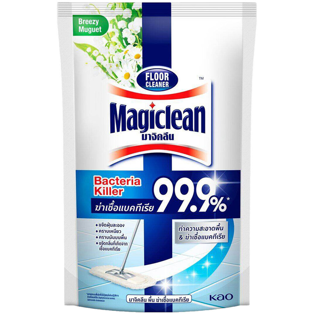 LeeMart น้ำยาถูพื้น มาจิคลีน Magiclean 700ML เมจิคลีน ทำความสะอาดพื้น เมจิกคลีน สูตร ไวรัสคิลเลอร์ สีขาว ขนาด 700 มล.