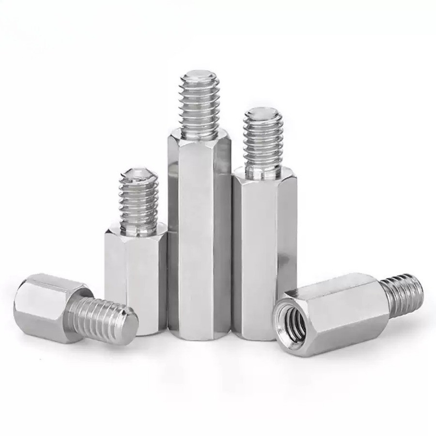 [จัดส่งด่วน] คอลัมน์หกเหลี่ยมหัวเดียวสแตนเลส 304, คอลัมน์แยกเมนบอร์ด M2/M2.5/M3/M4 (-AZY-DM)