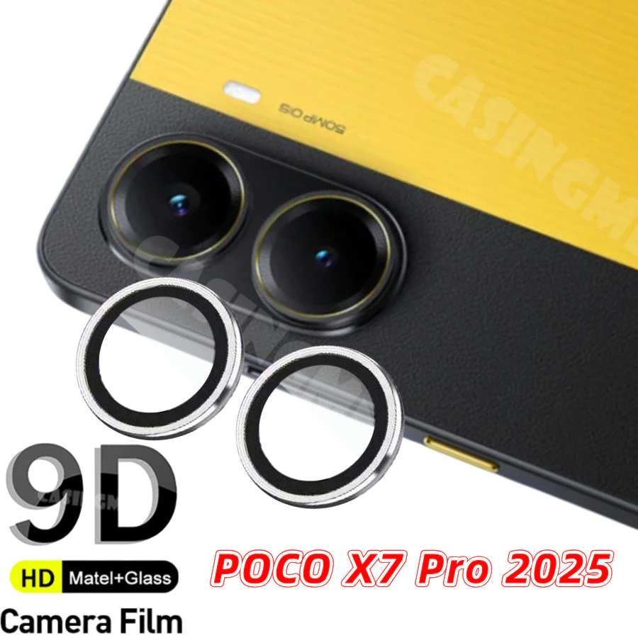 POCO X8 Pro 2026 ตัวป้องกันเลนส์กล้องโลหะแหวนกล้องสําหรับ POCO X7 Pro 5G X7Pro PocoX7Pro PocoX7 7XPro X 7 Pro 4G 5G 2025 กล้องกระจกนิรภัยป้องกันเลนส์ฟิล์ม