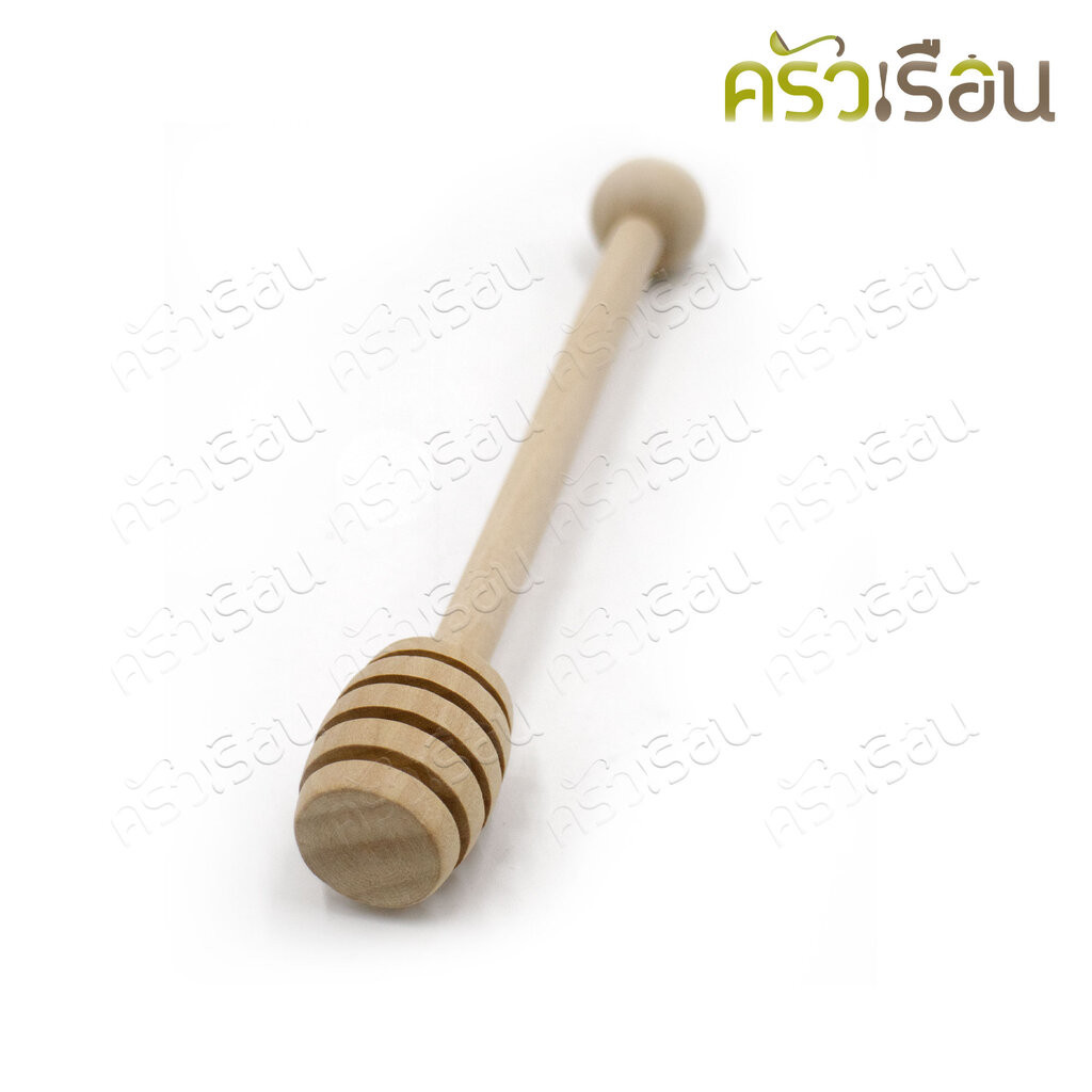 US ไม้ตักน้ำผึ้ง ไม้จริง ยาว 6 นิ้ว กว้าง 2.5 ซม. HONEY-15