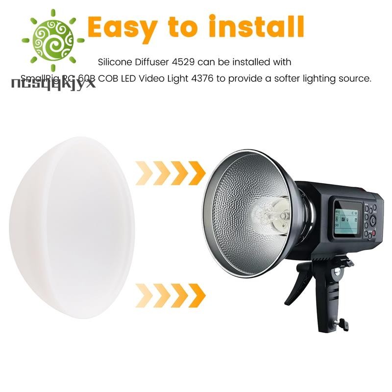 Super Silicone Diffuser สําหรับ RC 60B ซิลิโคน Diffuser Cap สําหรับ RC 60B Mini Reflector Softbox เสริมเอฟเฟกต์แสง