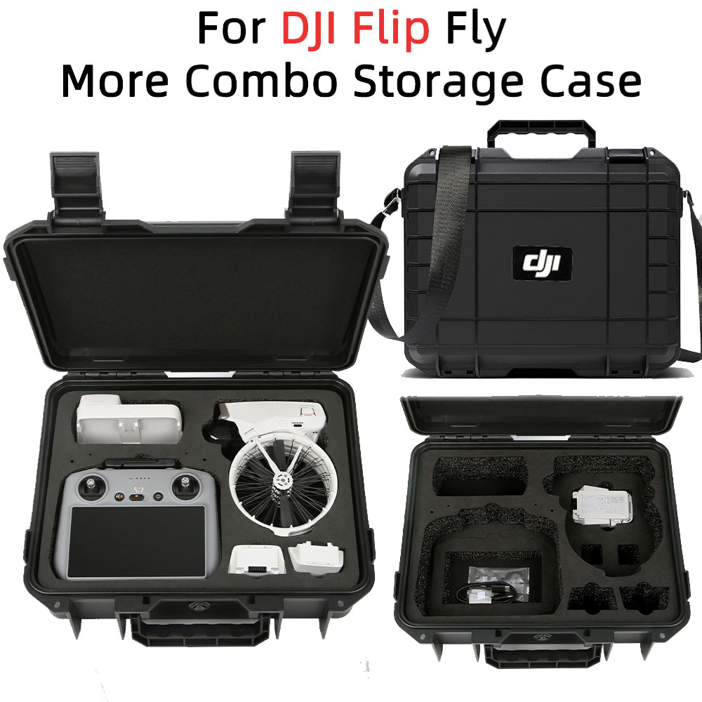 สําหรับ DJI Flip กล่องป้องกันการระเบิด Changfei ชุดรุ่น DJI Flip RC 2/RC-N3 กระเป๋ากระเป๋าเดินทางกล่องกันน้ําไหล่ Crossbody Drone อุปกรณ์เสริม