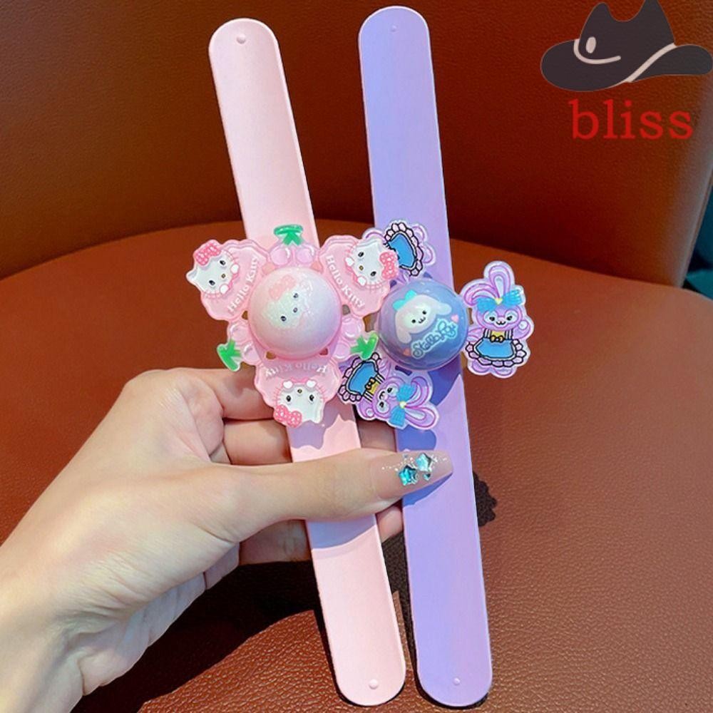 Bliss เรืองแสง Slap สร้อยข้อมือของเล่น, Kuromi Princess Elsa ซิลิโคน Clap วงกลมของเล่น,เรืองแสงนาฬิกาสร้อยข้อมือเรืองแสงใน Dark ตรงไม้บรรทัด Light Up Luminous สร้อยข้อมือของเล่นเด็ก