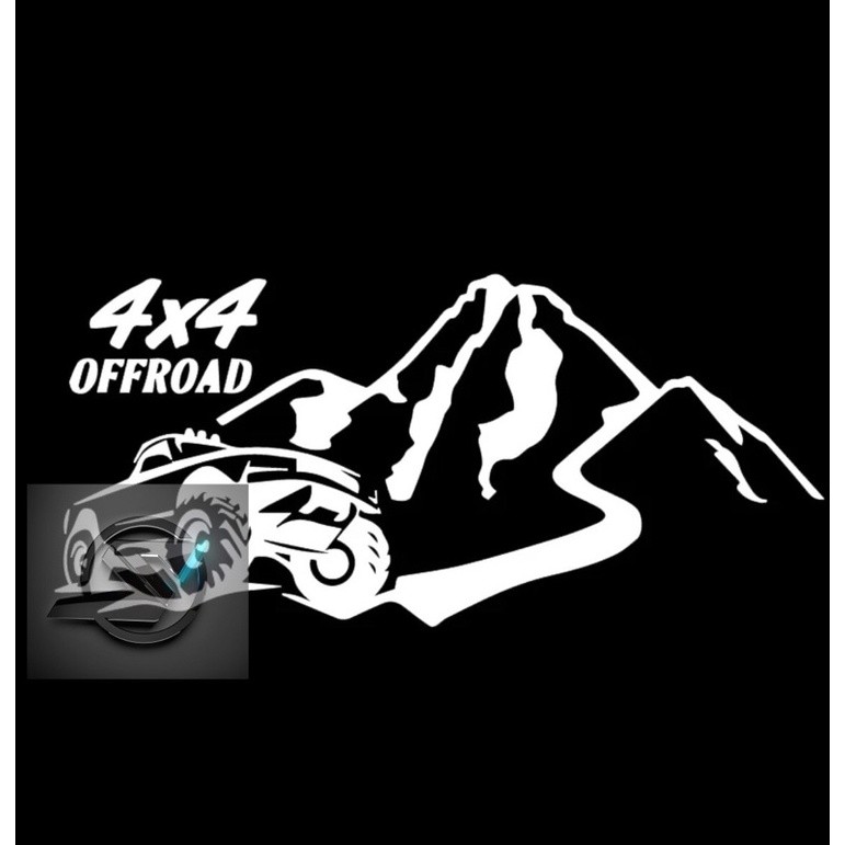 (Ready Stock) S555# 4x4 Off Road Car Graphics Vinyl Decals Sticker
